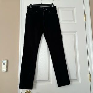 Black Velvet Jeans by Banana Republic
